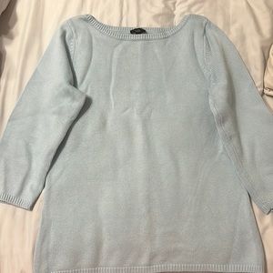 Talbots baby blue pullover sweater